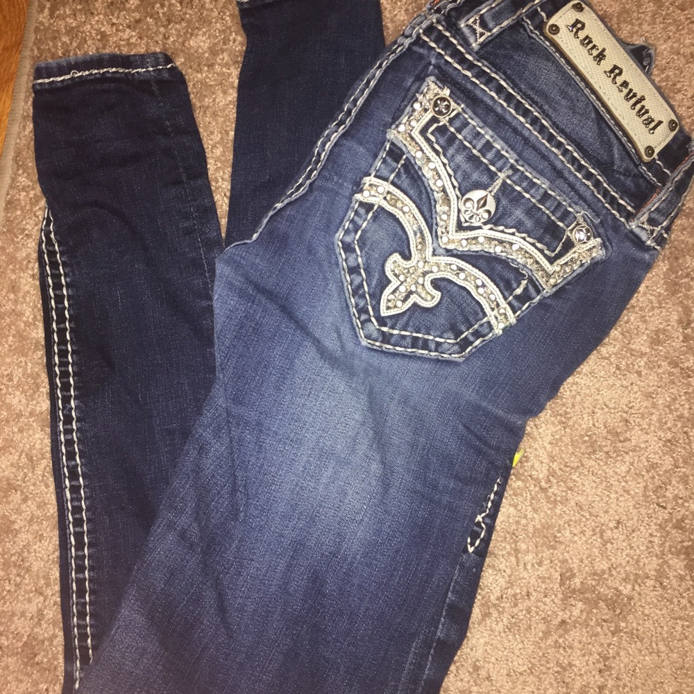 Rock revival skinny jeans